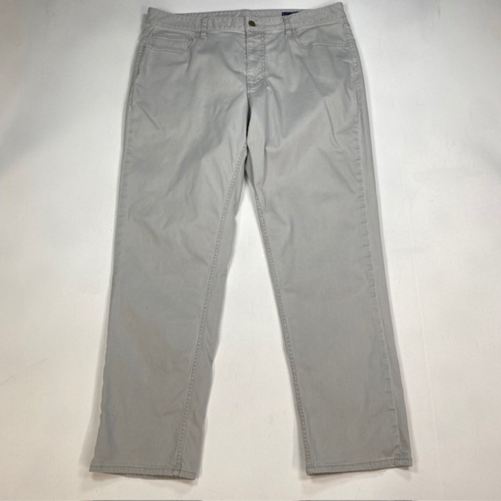 Vineyard Vines Mens Island 5-Pocket Straight Leg Stretch Pants 36x30 Grey